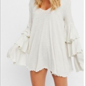 NWOT Free people long sleeve mini dress
